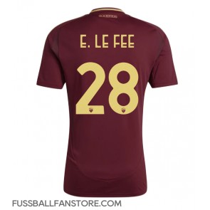 AS Roma Enzo Le Fee #28 Replik Heimtrikot 2024-25 Kurzarm